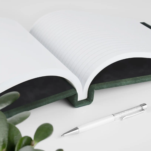 Picture of Leather Wedding Guest Book