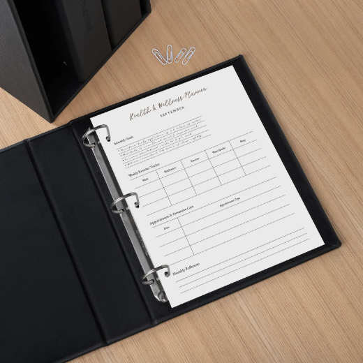 Picture of Leather Ring Binder