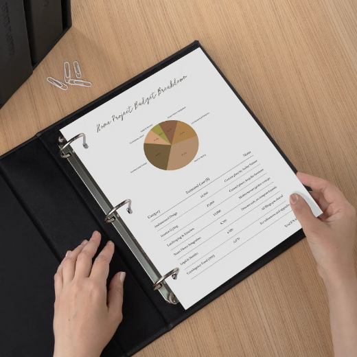 Picture of Leather Ring Binder