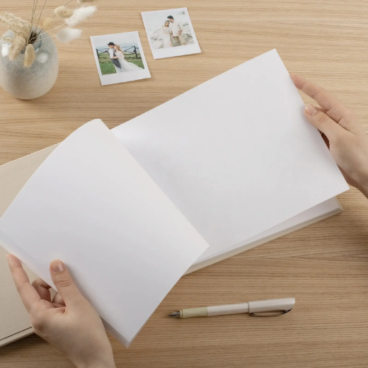 Picture of Eco Leather Wedding Guest Book