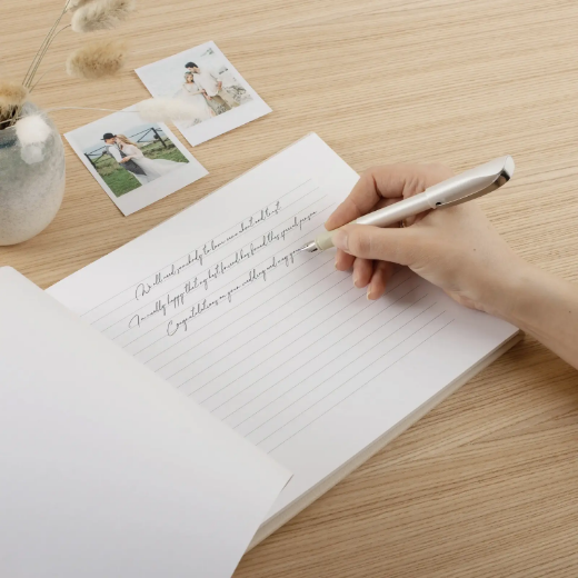 Picture of Eco Leather Wedding Guest Book