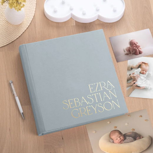 Picture of Velvet Baby Traditional Photo Album, Design B83