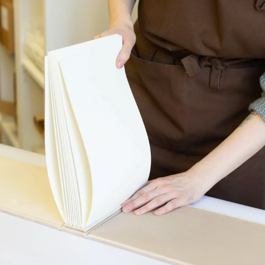 Picture of Leather Wedding Guest Book Vertical UV