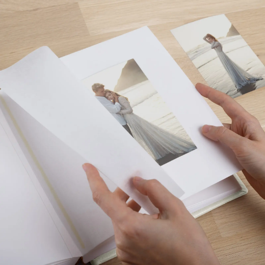 Picture of Leather Traditional Photo Album, Design #W102 UV