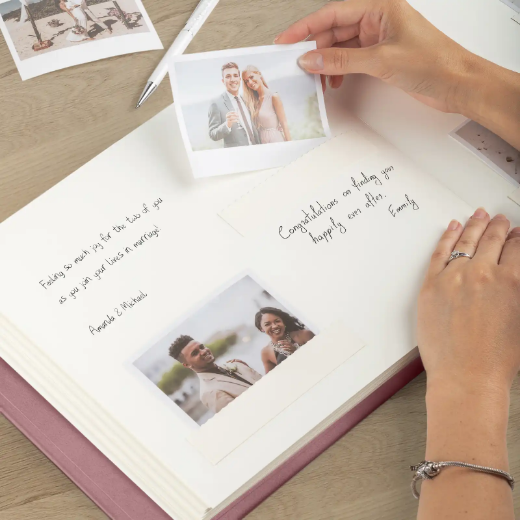 Picture of Velvet Wedding Guest Book