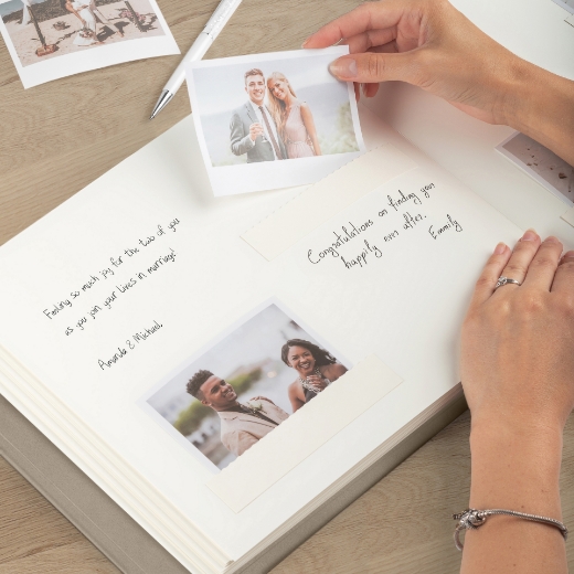 Picture of Velvet Wedding Guest Book W95