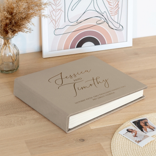 Picture of Velvet Wedding Guest Book W95