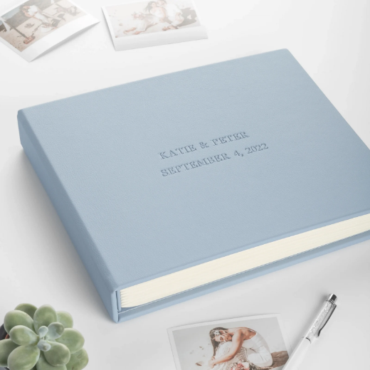 Picture of Eco Leather Wedding Guest Book