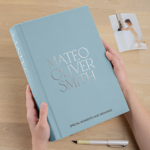 Picture of Velvet Baby Slip In Photo Album for 300 4x6 Photos, Design B117