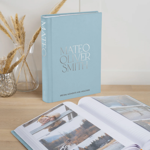 Picture of Velvet Baby Slip In Photo Album for 300 4x6 Photos, Design B117