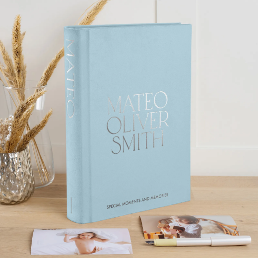 Picture of Velvet Baby Slip In Photo Album for 300 4x6 Photos, Design B117