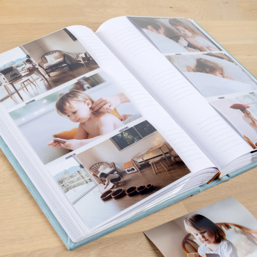 Picture of Velvet Baby Slip In Photo Album for 300 4x6 Photos, Design B117