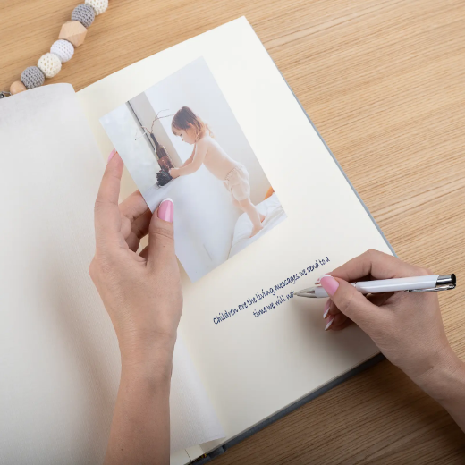 Picture of Velvet Baby Traditional Photo Album, Design B232