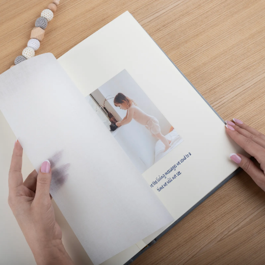 Picture of Velvet Baby Traditional Photo Album, Design B232