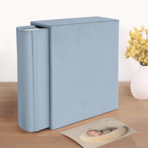 Picture of Velvet Baby Traditional Photo Album, Design B232