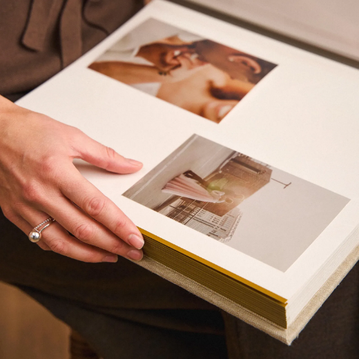 Picture of Linen Self Adhesive Photo Album, Photo Window, Design W308