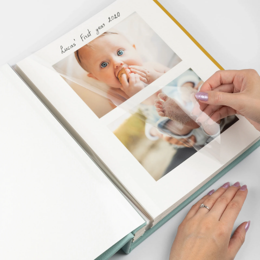 Picture of Eco Leather Baby Self Adhesive Photo Album, Design B1 UV