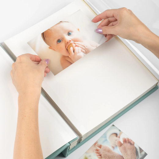 Picture of Eco Leather Baby Self Adhesive Photo Album, Design B1 UV