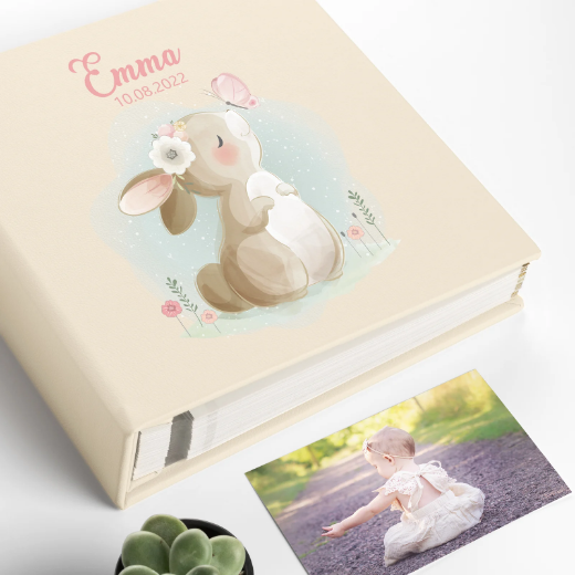 Picture of Eco Leather Baby Self Adhesive Photo Album, Design B10 UV