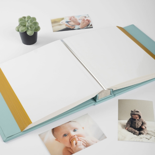 Picture of Eco Leather Baby Self Adhesive Photo Album, Design B2 UV