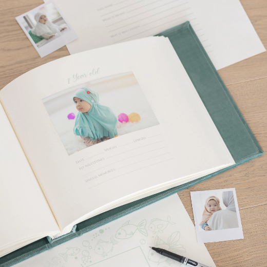 Picture of Velvet Baby Photo Book #B95