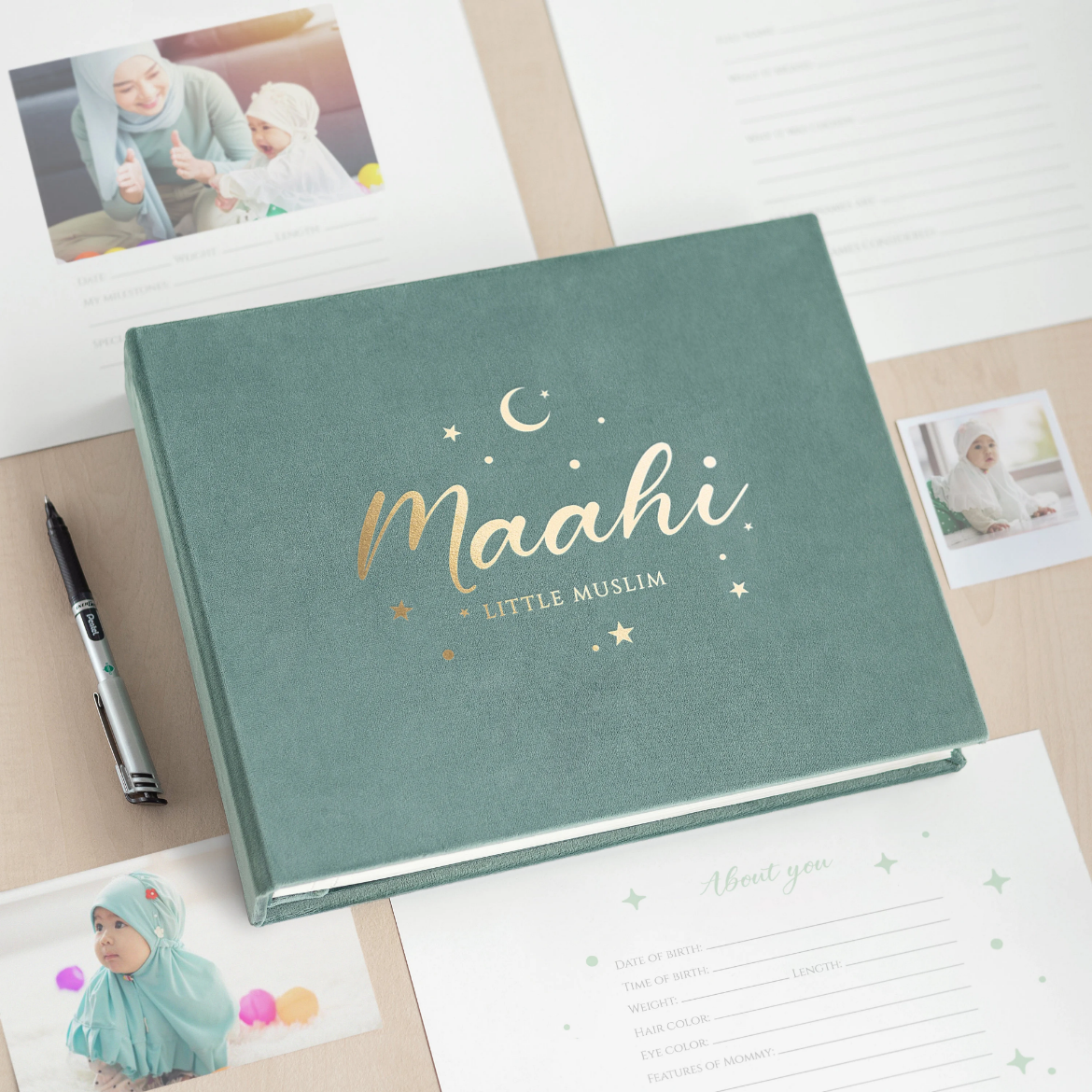 Picture of Velvet Baby Photo Book #B95