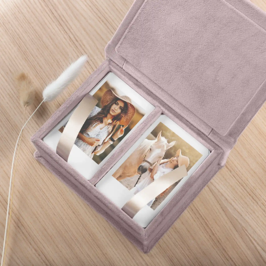 Picture of Velvet Keepsake Box for Instant Photos