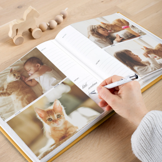 Picture of Eco leather Slip In Baby Photo Album for 200 4x6 or 5x7 Photos, Photo Window