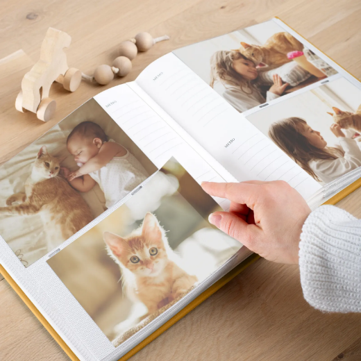 Picture of Eco leather Slip In Baby Photo Album for 200 4x6 or 5x7 Photos, Photo Window