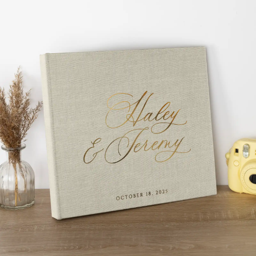 Picture of Linen Screw-Bound Scrapbook 12x12"