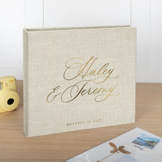 Picture of Linen Screw-Bound Scrapbook 12x12"