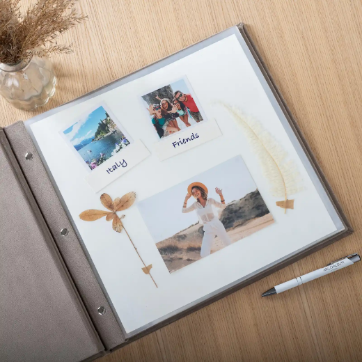 Picture of Velvet Screw-Bound Scrapbook 12x12"