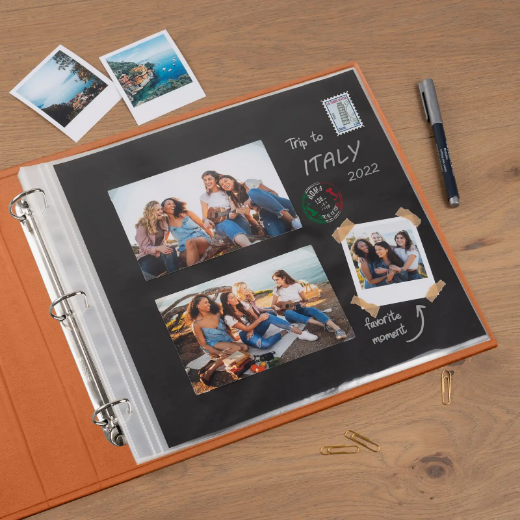 Picture of Velvet Scrapbook 12x12", Photo Window