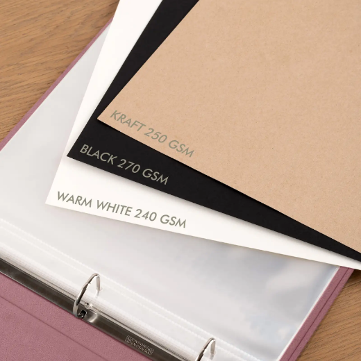 Picture of Velvet Self-Adhesive Ring Binder