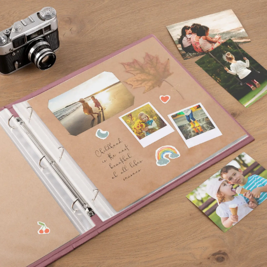 Picture of Velvet Self-Adhesive Ring Binder