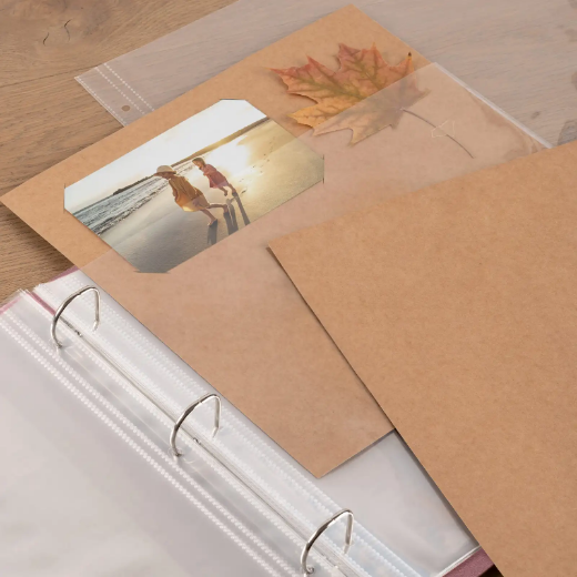 Picture of Velvet Self-Adhesive Ring Binder