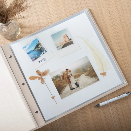 Picture of Leather Screw-Bound Scrapbook 12x12"