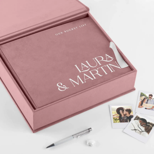 Picture of Velvet Bucket List Journal, Design L6