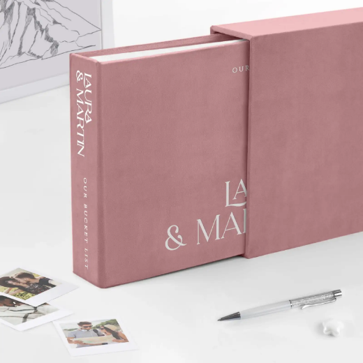 Picture of Velvet Bucket List Journal, Design L6