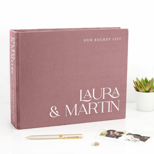 Picture of Velvet Bucket List Journal, Design L6