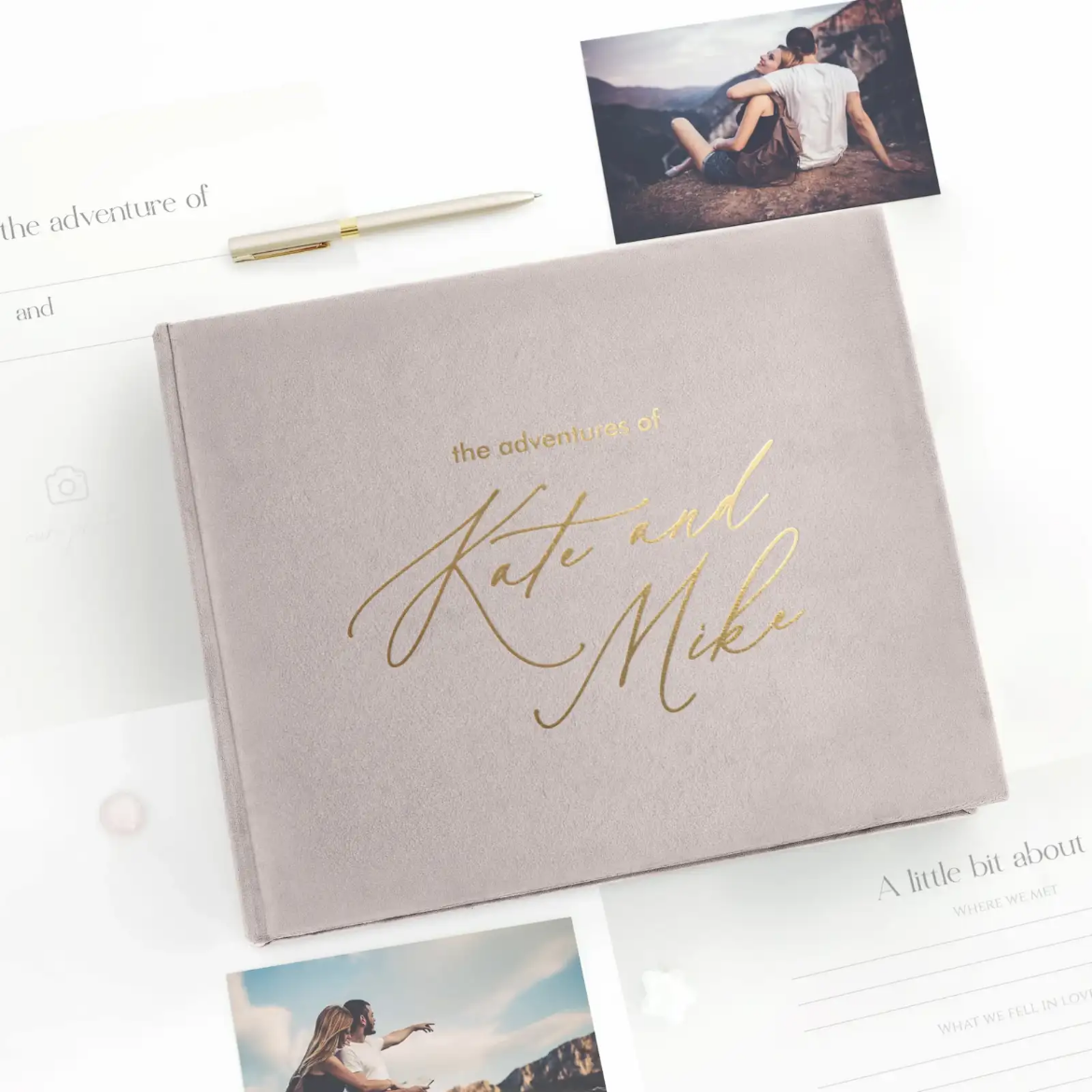 Picture of Velvet Bucket List Journal, Design L4