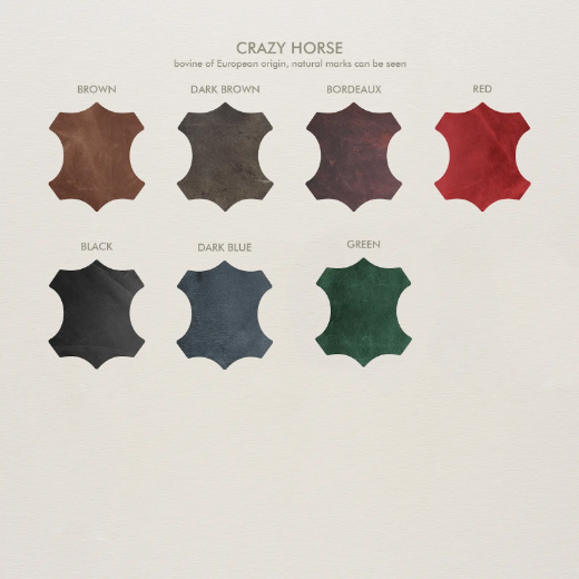 Picture of Leather Traditional Photo Album, Rustic Crazy Horse Leather, Wrap tie closure