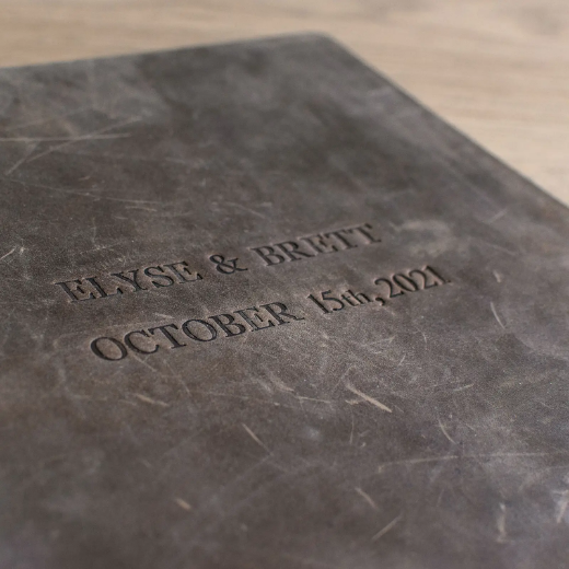 Picture of Leather Traditional Photo Album, Vintage Crazy Horse Leather