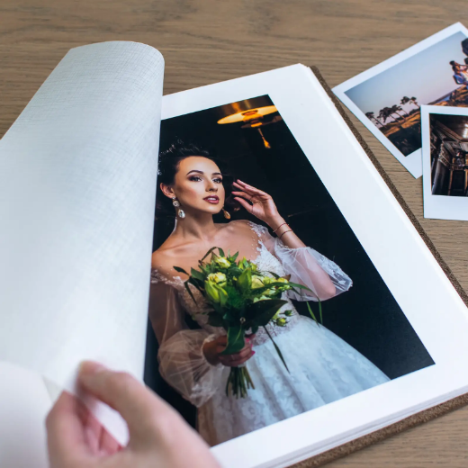 Picture of Leather Traditional Photo Album, Vintage Crazy Horse Leather