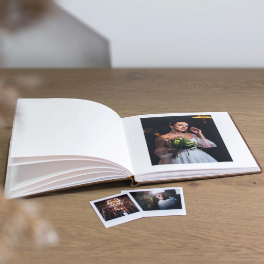 Picture of Leather Traditional Photo Album, Vintage Crazy Horse Leather