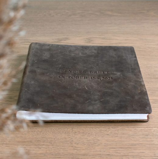 Picture of Leather Traditional Photo Album, Vintage Crazy Horse Leather