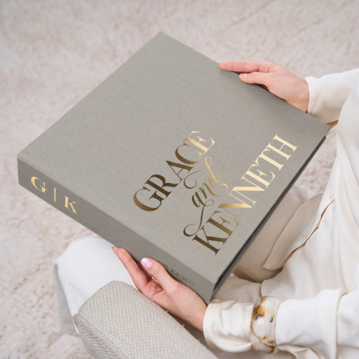 Picture of Linen Slip In Photo Album for 120-1200 4x6 Photos, Design W309