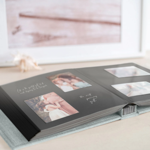 Picture of Linen Baby Self Adhesive Photo Album, Design B74