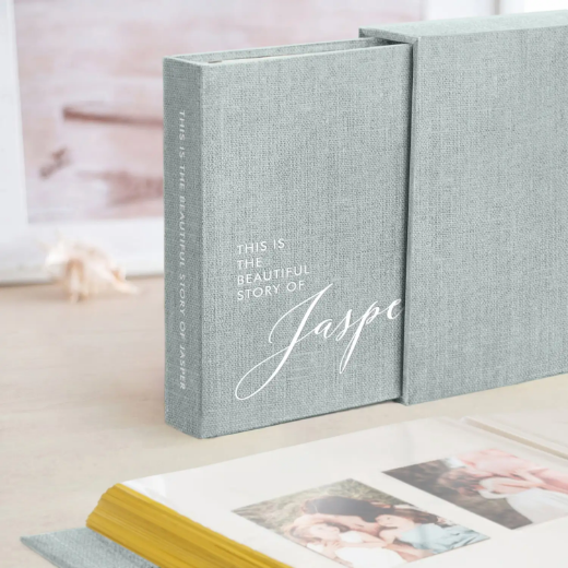 Picture of Linen Baby Self Adhesive Photo Album, Design B74