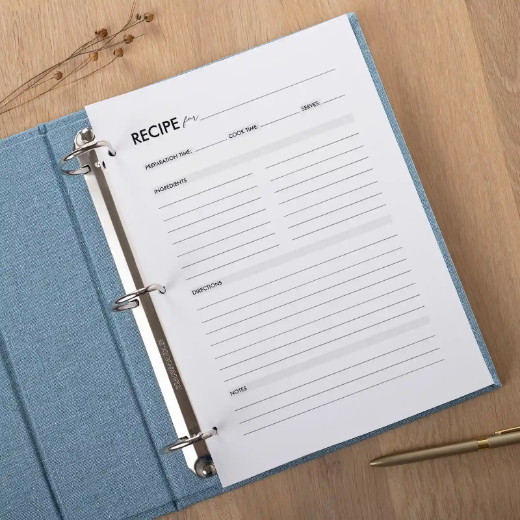 Picture of Linen Recipe Book